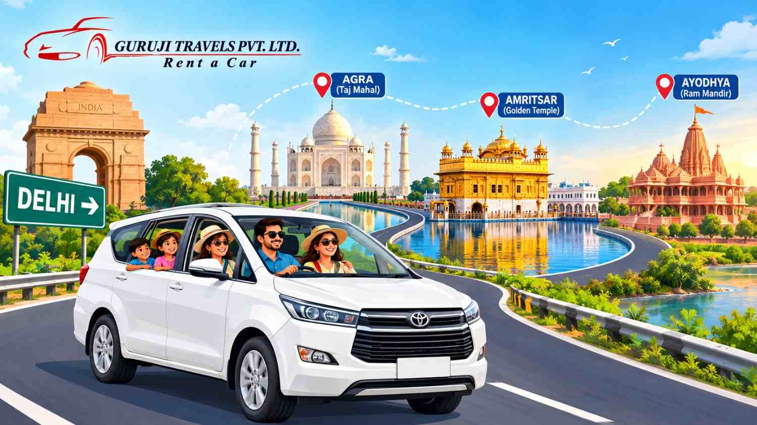 Book a Cab Service from Delhi: Rates, Routes & Booking Tips